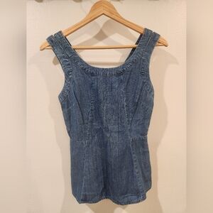 Banana Republic Blue Denim Top